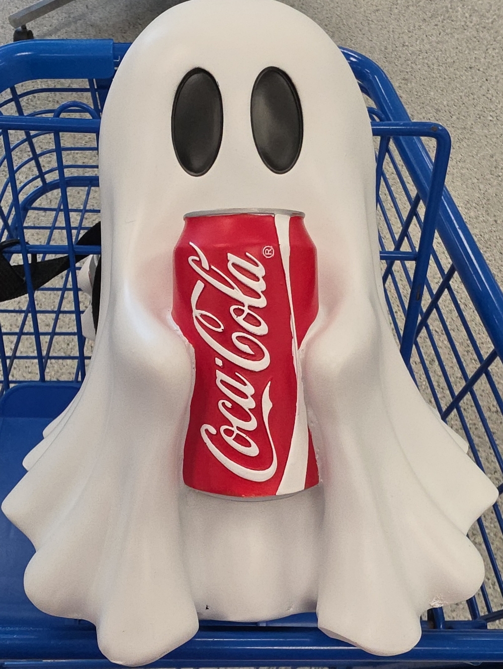 Viral Coca-Cola Ghost Figurine Halloween TikTok Trend Ghost Holding Coke Can